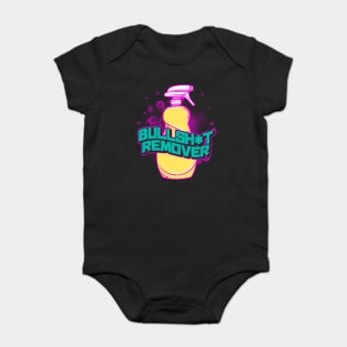 Bull Sh*t Remover Pastel Savage Funny Sarcastic Meme Baby Bodysuit